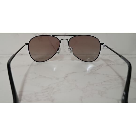 NEW Prive Revaux Commando Mini Caviar Black Aviator Polarized Unisex Sunglasses - Picture 2 of 7